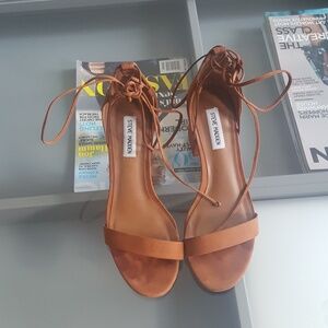 Steve Madden cognac sandals